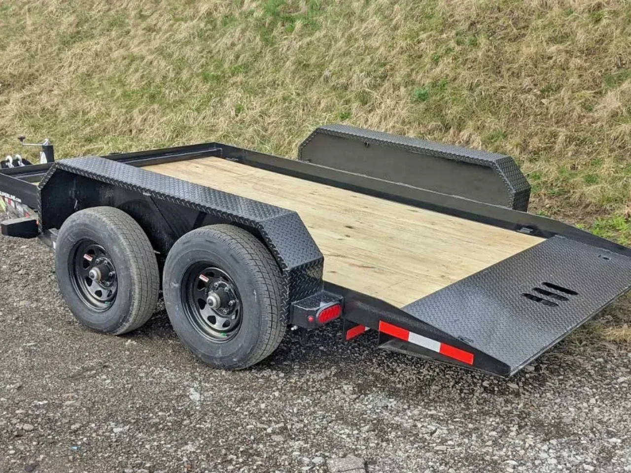 2026 CAM 6x12 Tandem Axle Tilt Trailer (PERFECT FOR SCISSOR LIFTS!!!)