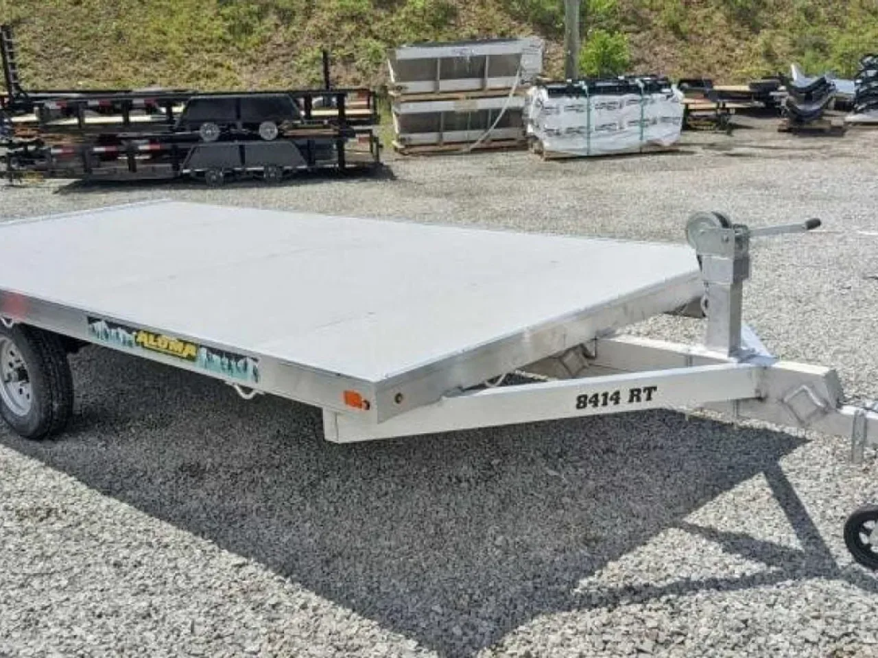 2027 Aluma 14' Raft Trailer w/ Roller & Winch