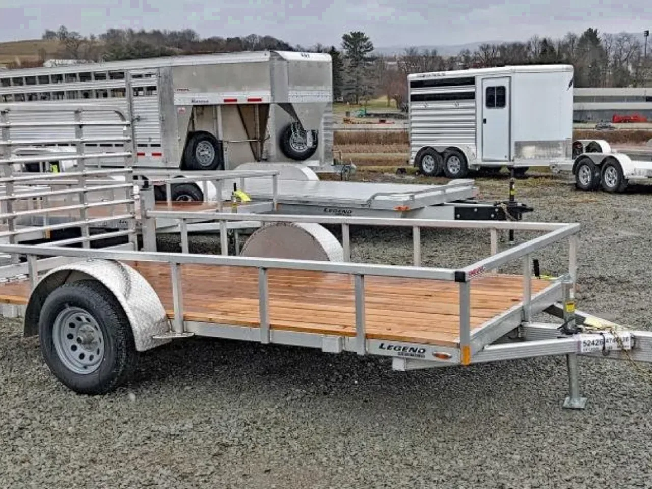 2026 Legend 7x14 Open Deluxe Aluminum Trailer