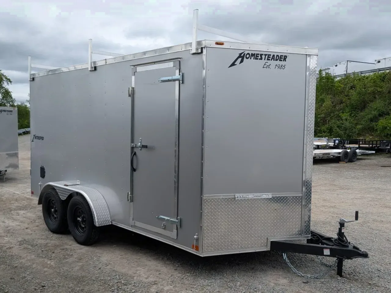 2027 Homesteader 7x14 Intrepid V-Nose Contractor Trailer w/ Barn Doors