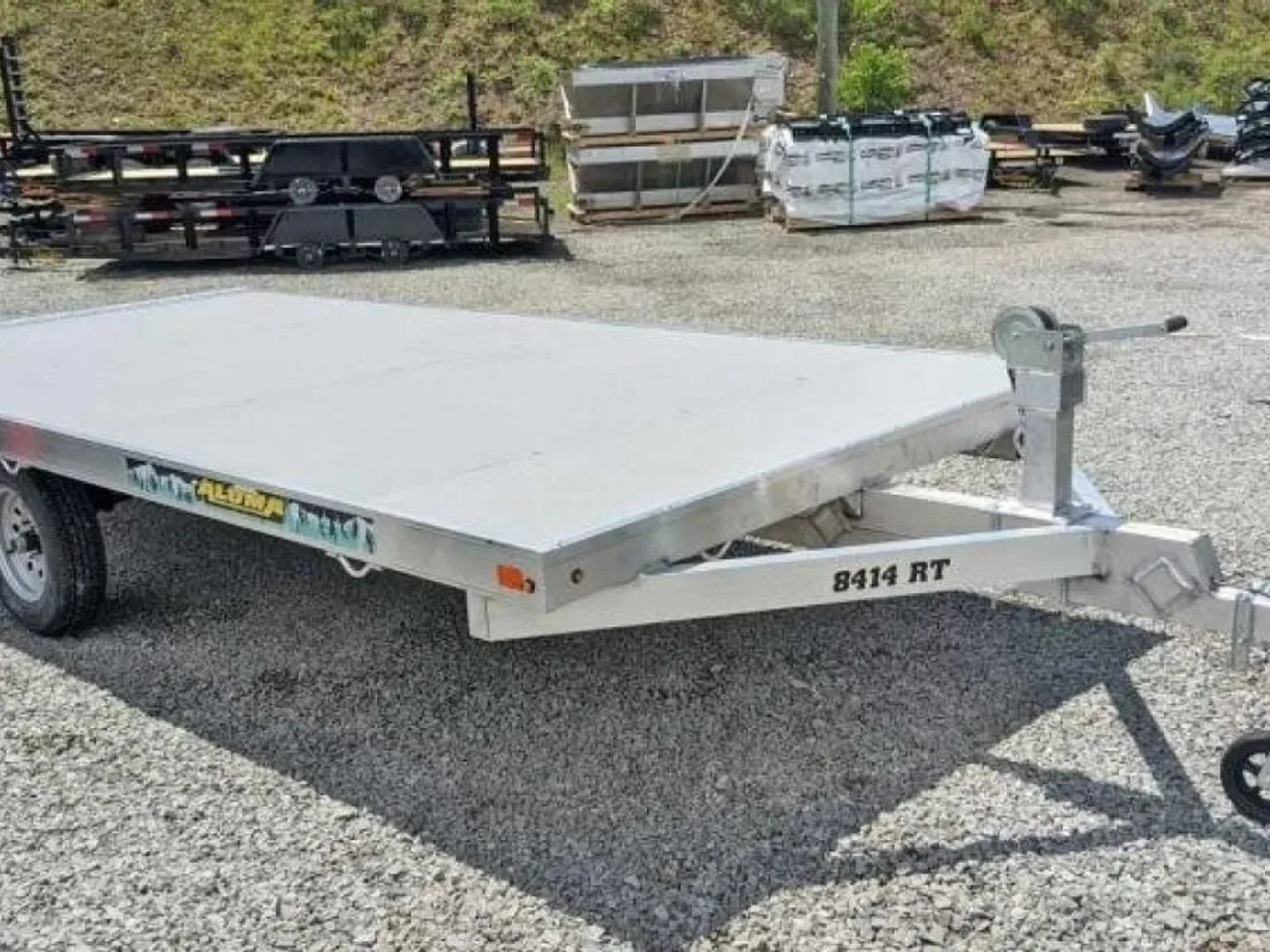 2027 Aluma 14' Raft Trailer w/ Roller & Winch