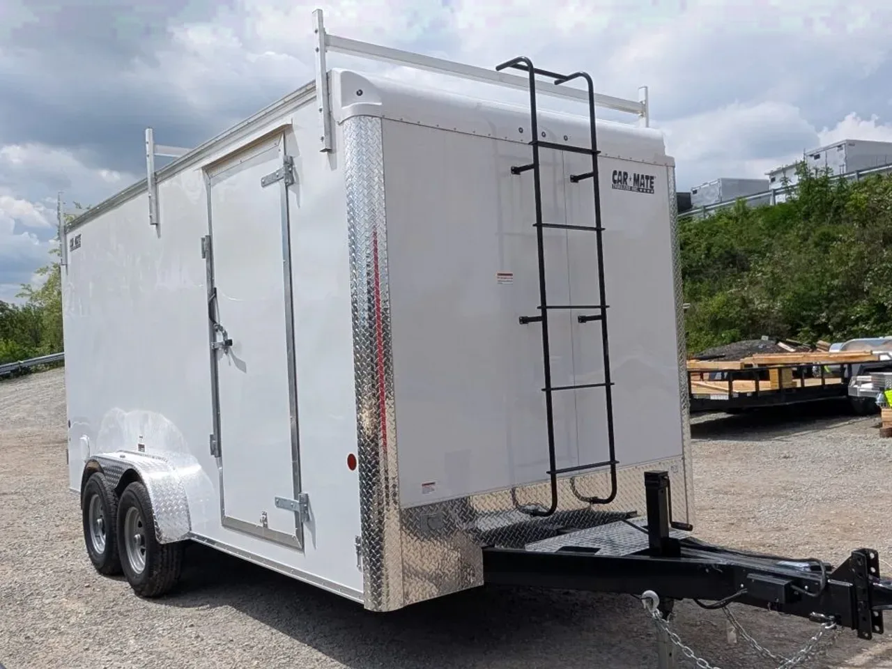 2026 Car Mate 7x16 HD Contractor Trailer w/ Rear Barn Doors (9990#)