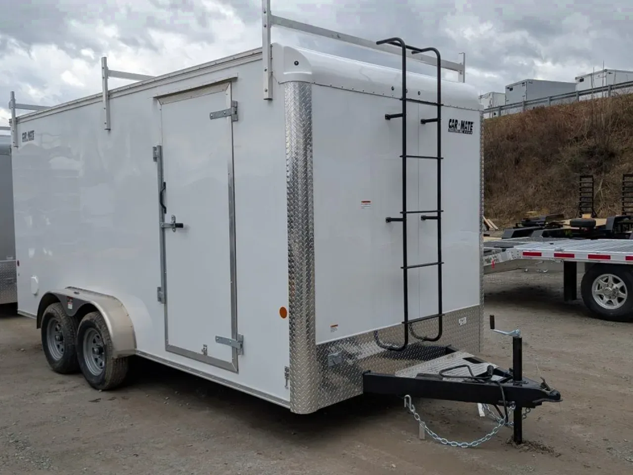 2026 Car Mate 7x16 HD Custom Contractor Trailer w/ Barn Doors