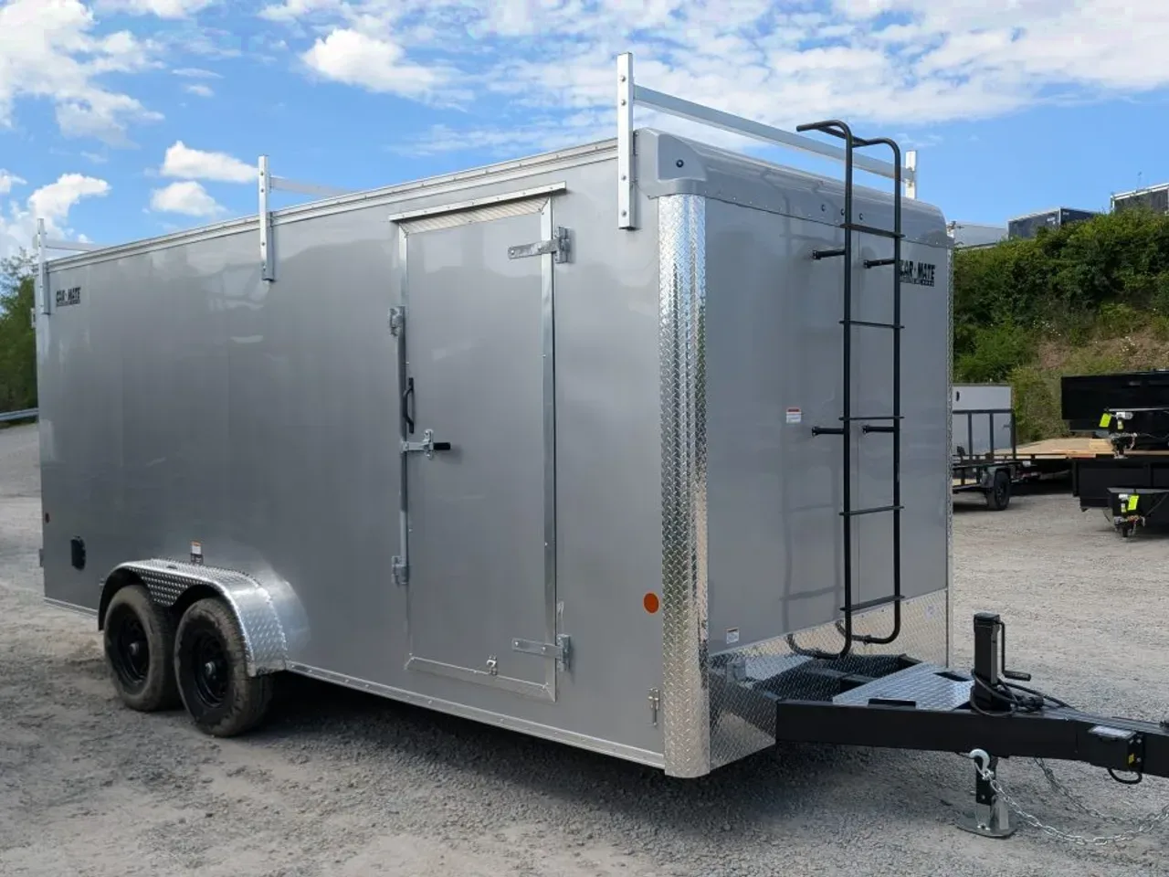 2026 Car Mate 7x18 HD Contractor Trailer w/ Rear Barn Doors (9990#)