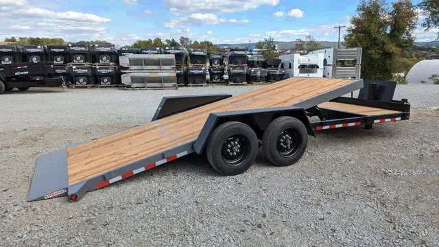 2025 B-Wise 7x22 HD Lo Pro Power Split Tilt Trailer