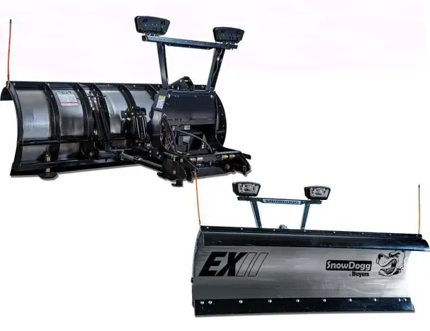 2025 SnowDogg EX80II 8' Extreme Duty Stainless Steel Snow Plow