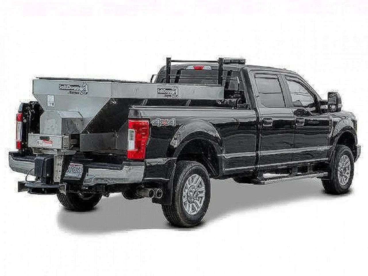 NEW Saltdogg (1470601SSE) 2.0 Cu Yd 8' Stainless Hopper Spreader w/ Adjustable Chute & AUGER