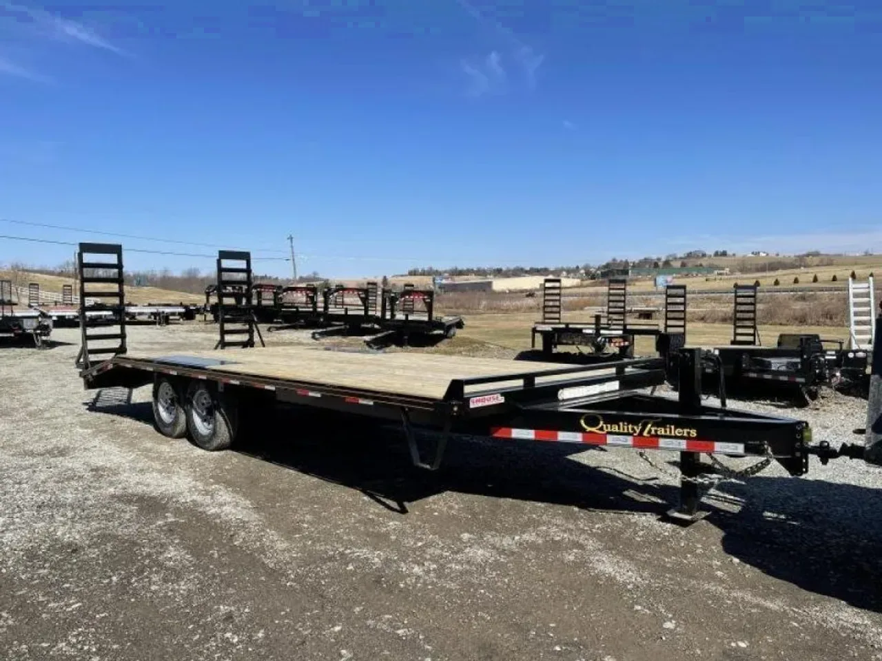 2027 Quality 18+4 HD General Duty Deckover Tagalong w/ Stand Up Ramps