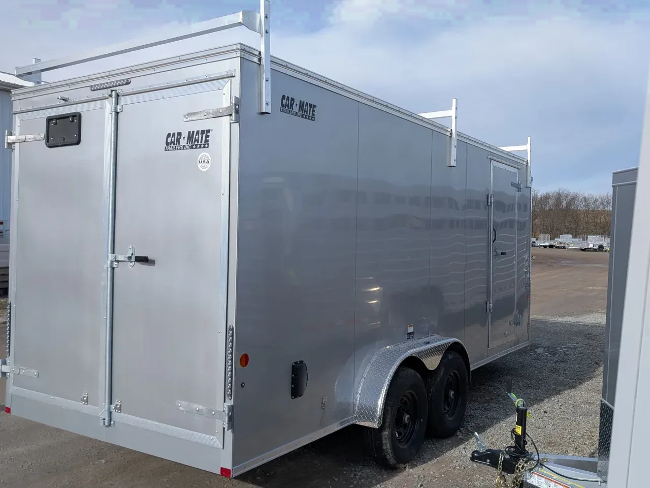 2026 Car Mate 8x16 HD Custom Contractor Trailer w/ Barn Doors (9990# GVW)