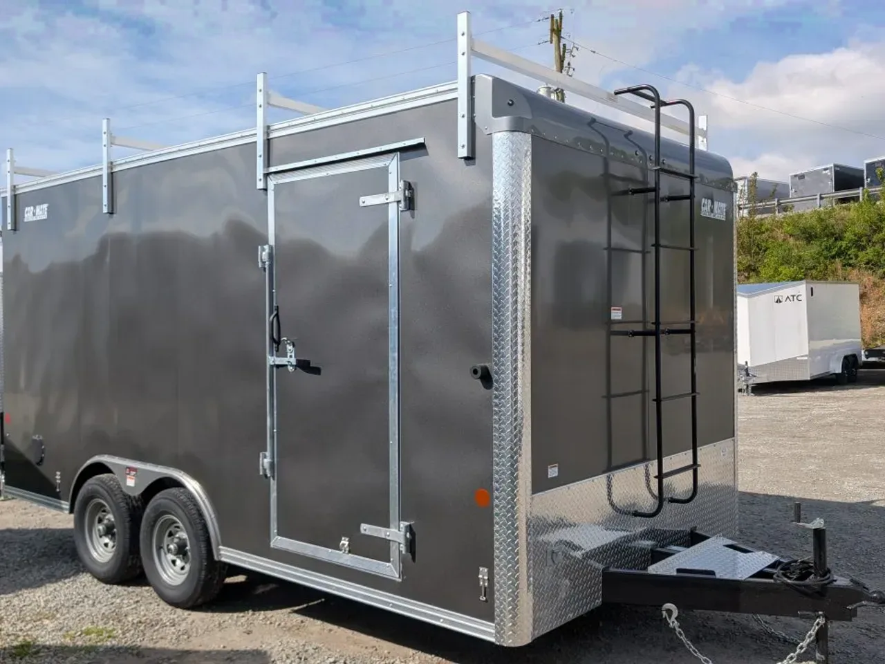 2026 Car Mate 8x16 HD Custom Contractor Trailer w/ Barn Doors (9990# GVW)