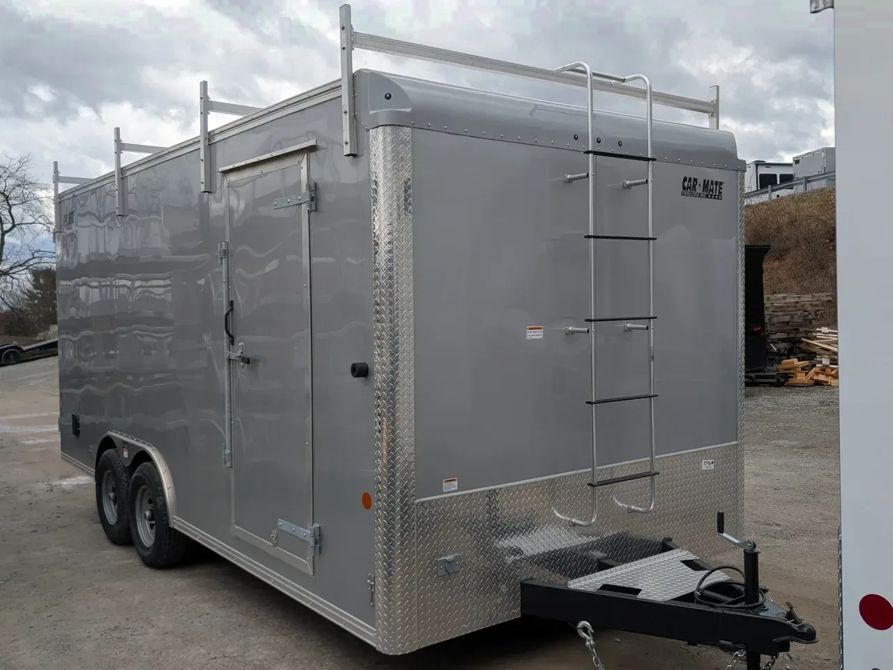 2026 Car Mate 8x18 HD Custom Contractor Trailer w/ Barn Doors (9990# GVW)