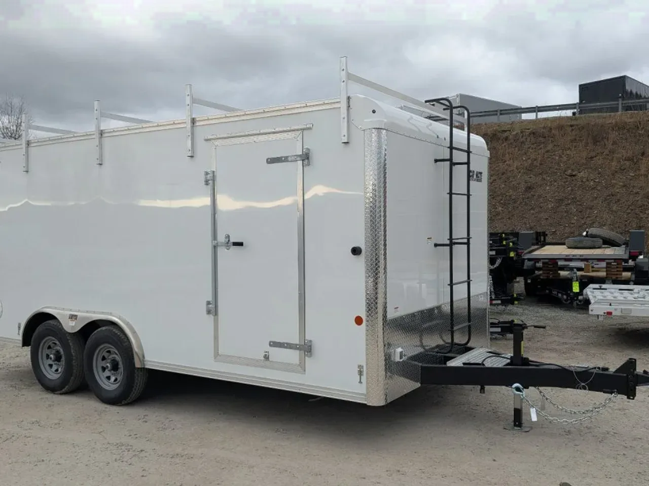 2026 Car Mate 8x18 HD Custom Contractor Trailer w/ Barn Doors (12000# GVW)