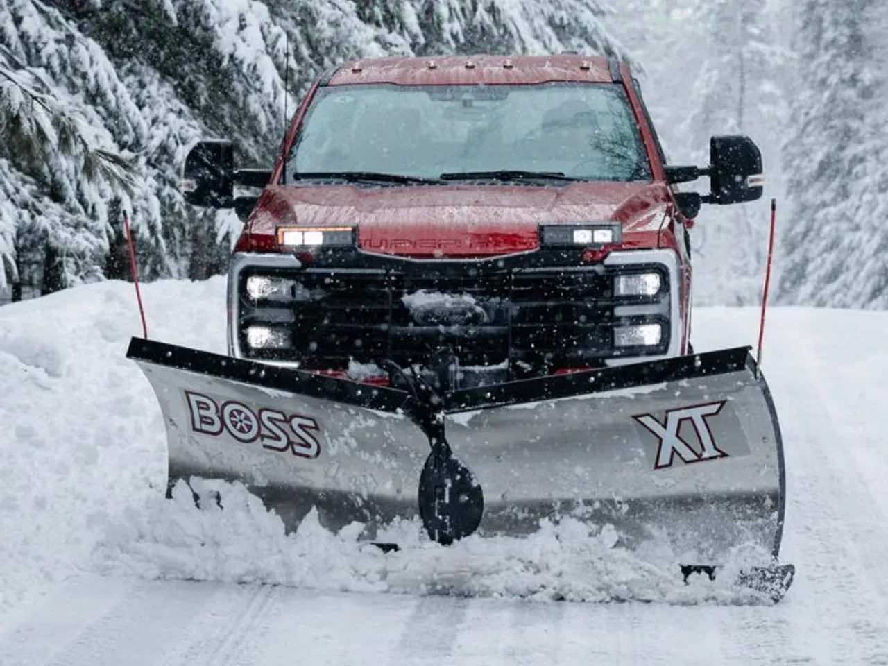 2026 BOSS Snowplow 9'2" Stainless Steel XT V-Plow - Full Trip w/Cold Front Tech