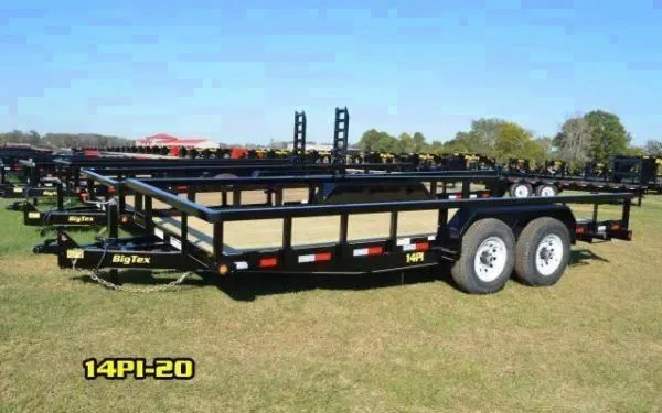 18ft Heavy Duty Pipe-Top Equipment Hauler
