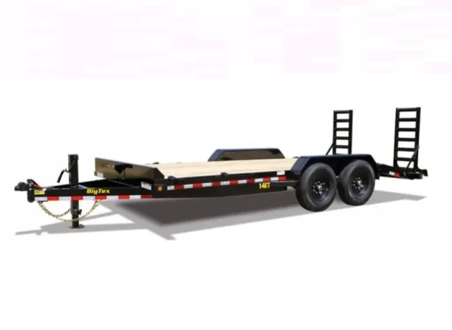 Big Tex 14ET 83" x 20 Tandem Axle Equipment Trailer - Gooseneck