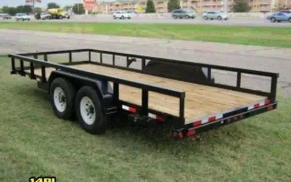 20ft Heavy Duty Pipe-Top Equipment Hauler