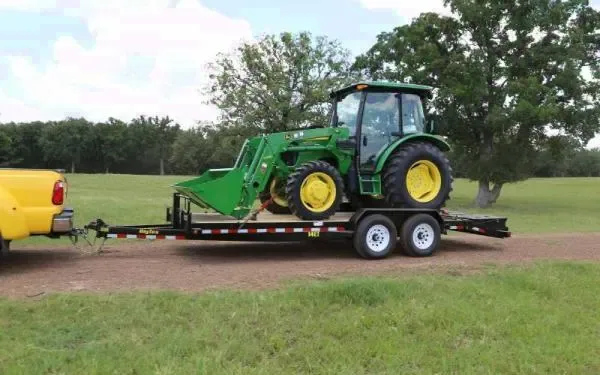 14ET 18 ft Heavy Duty Equipment Hauler w/ Mega Ramps