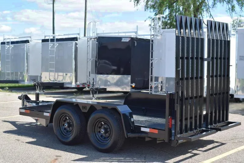 BND 6x12 SCISSOR LIFT TRAILER w/ 5200LB AXLES