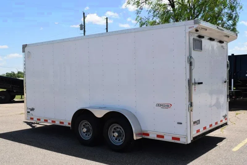 PRE-OWNED 2021 BRAVO 7x16 BRUTE HEAVY DUTY CARGO TRAILER