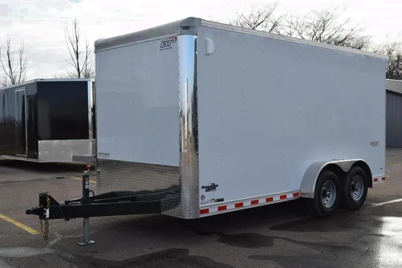BRAVO 7x16 BRUTE HEAVY DUTY CARGO TRAILER W/ SCISSOR LIFT PACKAGE