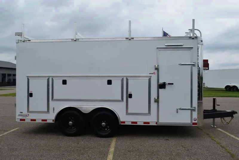 BRAVO STAR 8.5x16 PRO SERIES CONTRACTOR TRAILER w/ REAR DOUBLE DOORS
