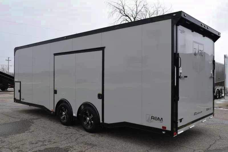 ATC 8.5x24' ROM 450 RACE HAULER w/ PREMIUM ESCAPE DOOR & LIFETRAC SYSTEM