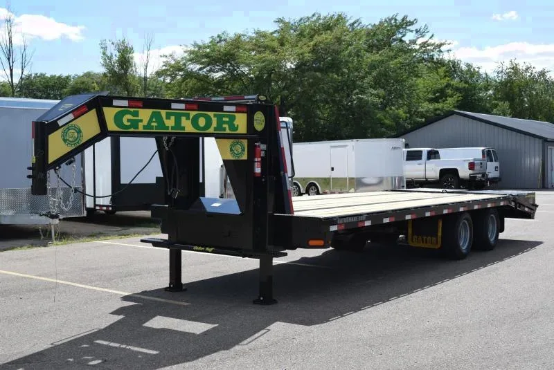 2024 Gatormade ELITE Gooseneck Equipment Trailer 8.5 x 25 - Schoolcraft, MI
