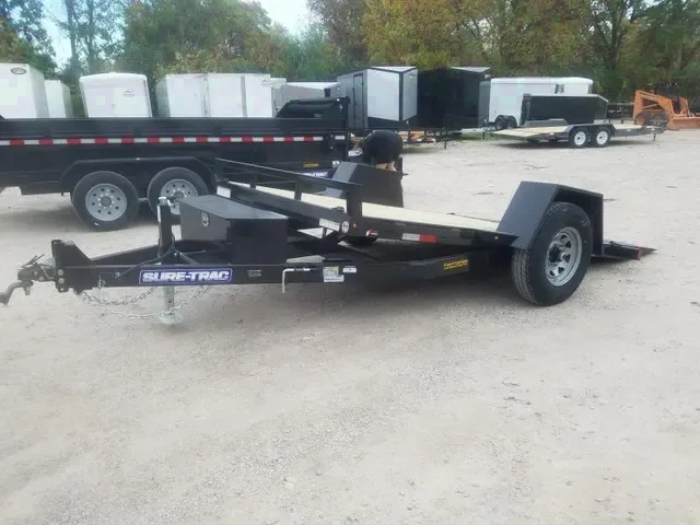2025 Sure-Trac 6.5x12 Single Axle Tilt Bed Equipment Trailer