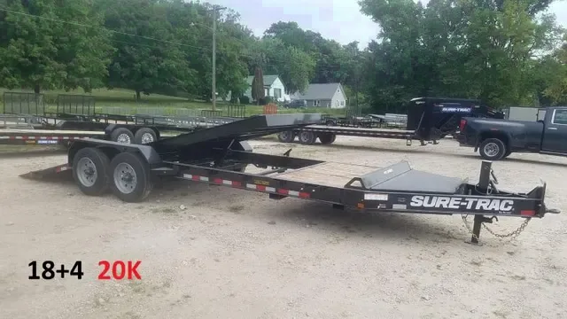 2025 Sure-Trac 7x18+4 Pro Series Beam Tilt Equipment Trailer - Seneca, IL