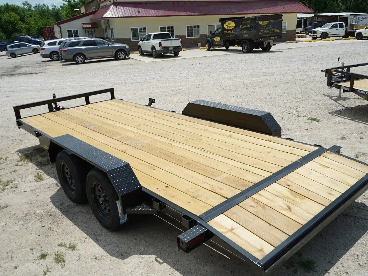 2026 MEB 7x20 Open Wood Deck Auto Hauler Car / Racing Trailer 7K