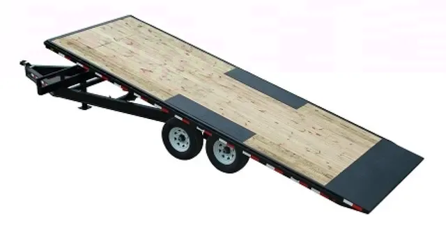 22ft Deckover Tilt Bed Equipment Trailer