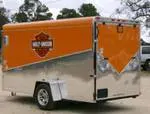 12FT SA ENCLOSED MOTORCYCLE TRAILER