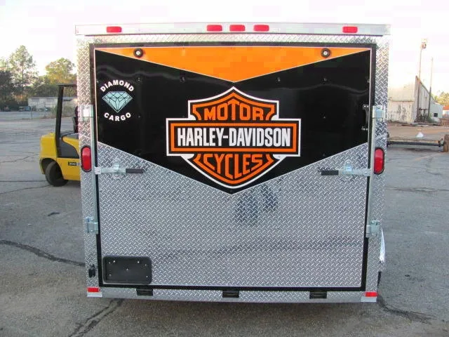 12FT Tandem Axle Harley Davidson Trailer