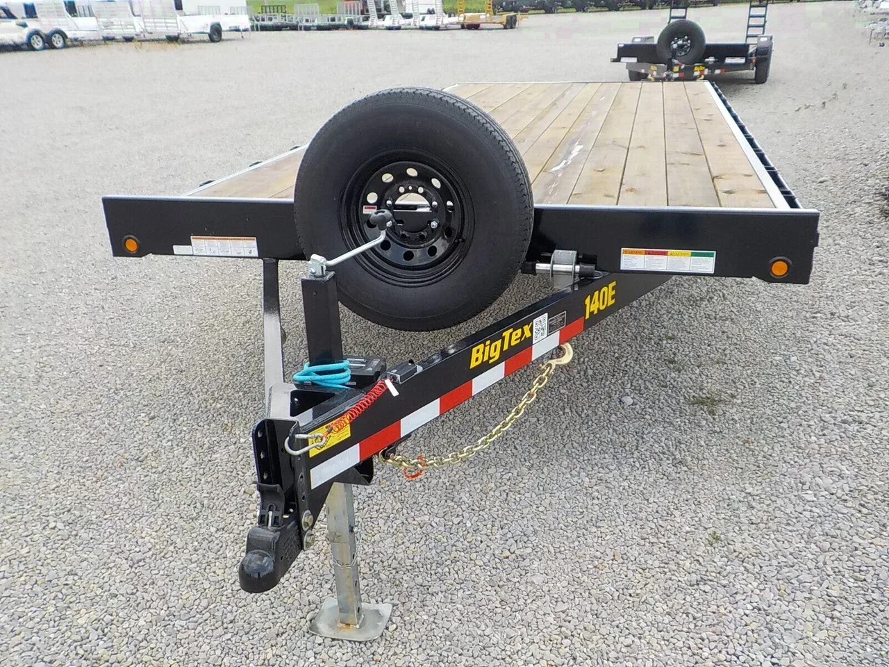 11558 - 2026 Big Tex 14OE-18STA-S8BK Deckover/Flat Deck Trailer