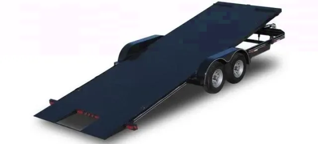 20ft Tilt Bed Equipment Trailer w/Diamond Tread Plate Floor