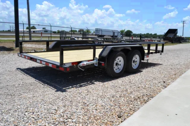 16FT  Pipe Top Utility Trailer w/Ramps