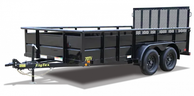 New 2025 Big Tex 70TV: Versatile 7x12 Tandem Axle Hauler