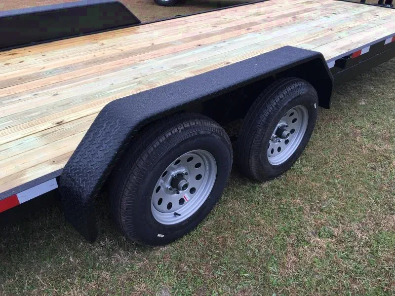 20ft Equipment Trailer w/Stand Up Ramps