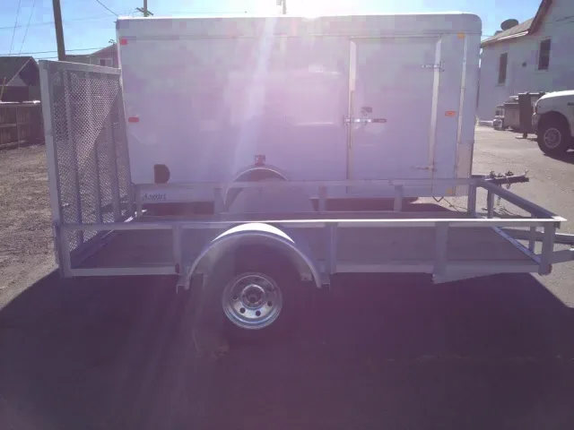10ft Open Motorcycle Trailer w/3500 lb Axle