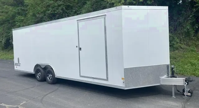 20ft 7x14 All Aluminum Enclosed Motorcycle Trailer
