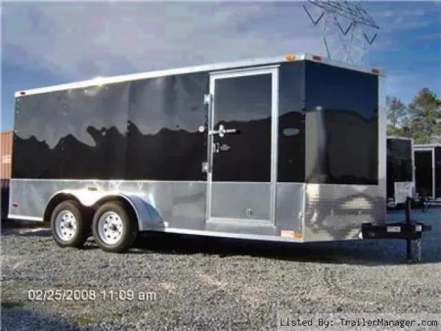 2025 Covered Wagon Motorcycle Trailer 7x16 - Bonaire, GA