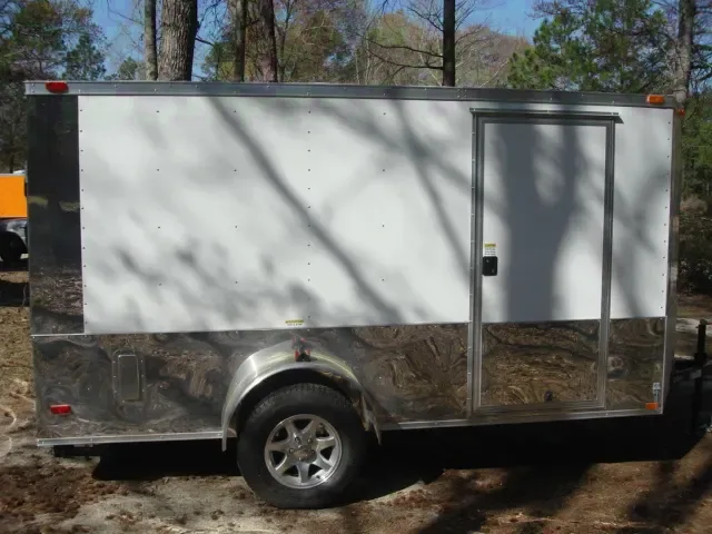 12FT SINGLE 3500LB AXLE MOTORCYCLE TRAILER