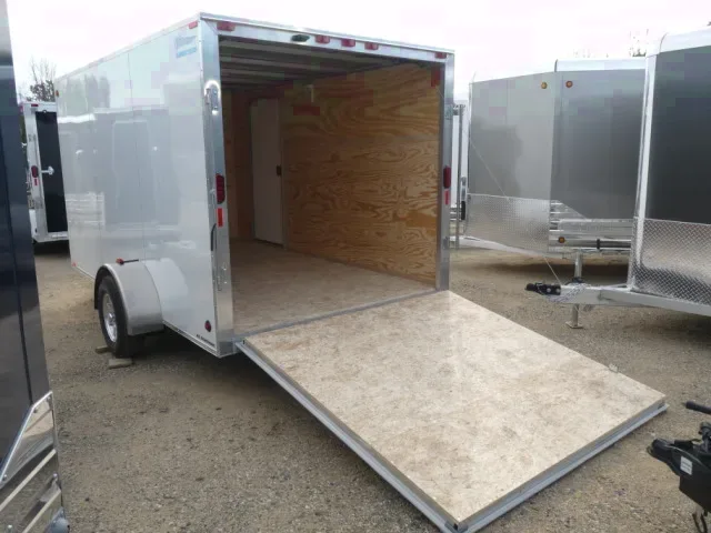 12FT ALUMINUM ENCLOSED MOTORCYCLE TRAILER