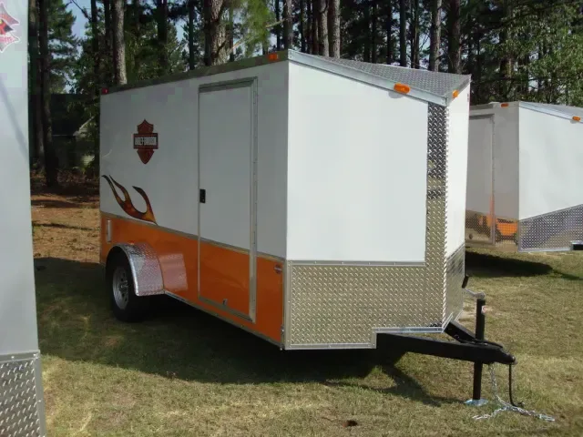 12FT SA MOTORCYCLE TRAILER TWO TONE