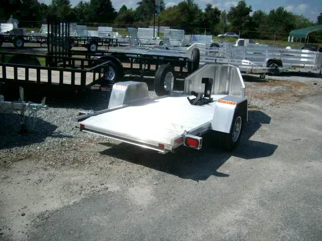 2011 aluma MC10 single motorcyle trailer chock upgrande