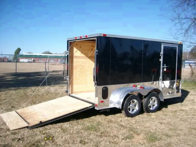 2025 Enclosed 6x12 V-Nose Motorcycle Trailer - Byron, GA