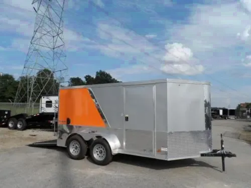 2025 7x12 Low Profile Tandem Axle Motorcycle Trailer - Make Offer!