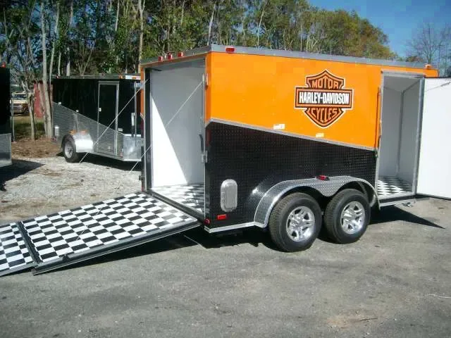 2025 Covered Wagon 7x12 Motorcycle Trailer - Byron, GA
