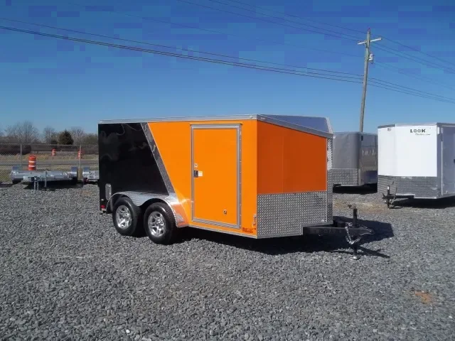2025 Covered Wagon 7x12 Low Profile Enclosed Motorcycle Trailer