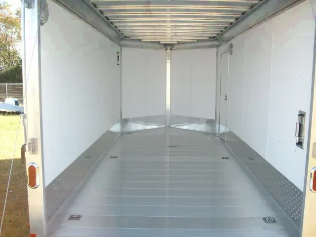 7x16 tav-mp enclosed aluma motorcycle trailer